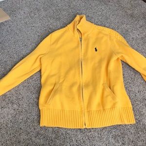 Ralph Lauren Sport zip up jacket yellow